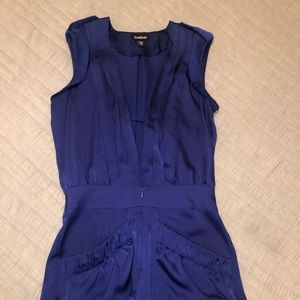 Bebe royal blue romper